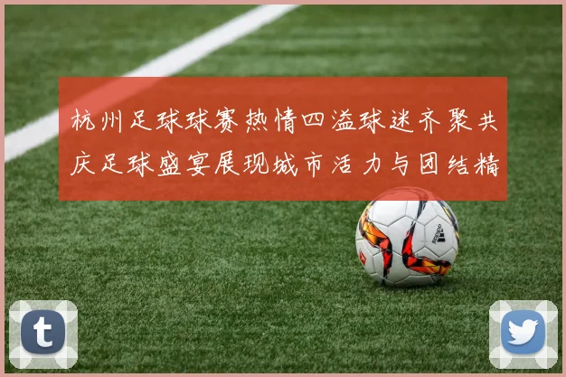杭州足球球赛热情四溢球迷齐聚共庆足球盛宴展现城市活力与团结精神